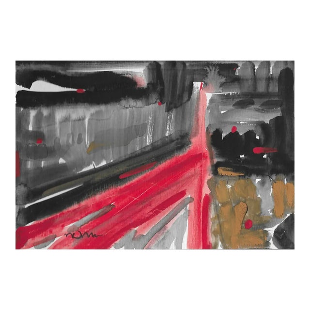 1997 Norbert Voelkel Abstract Painting For Sale