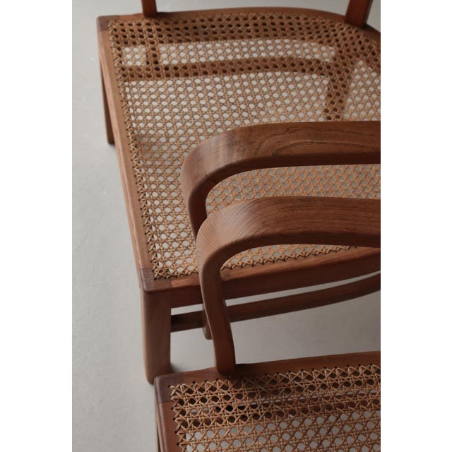 Elm, Cane, and Sheepskin No. 1588 Lounge Chairs from Fritz Hansen, Denmark, 1940s, Set of 2 For Sale - Image 16 of 18