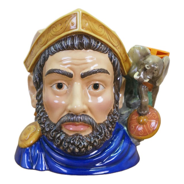 Royal Doulton English Traditional Hannibal Great Military Leaders Toby Character Jug For Sale