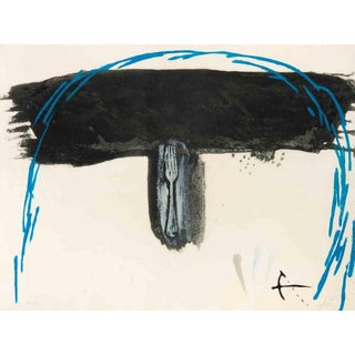 Antoni Tàpies, Arc Blau Edition 42/75, 1972, Etching For Sale