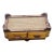 Vintage Mid-Century Modern Walnut Jewelry Box With Red Velvet Lined Compartments & Glass Lid For Sale