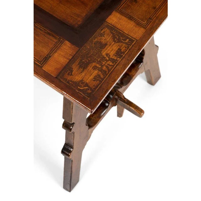Spanish Table in Olive Wood For Sale - Image 6 of 11