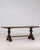 Mid 20th Century France Brown Wood Dining Table For Sale - Image 10 of 11