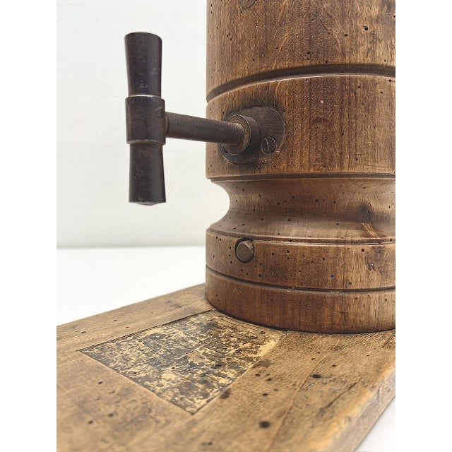 Tan Antique Wooden and Iron Millinery Hat Stretcher, 1920s For Sale - Image 8 of 10