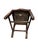 Art Nouveau Early 20th Century English Hepplewhite Walnut Pierced Splats Harp Side Chair For Sale - Image 3 of 4