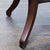 Brown One Drawer Drum Table With Shelf For Sale - Image 8 of 10