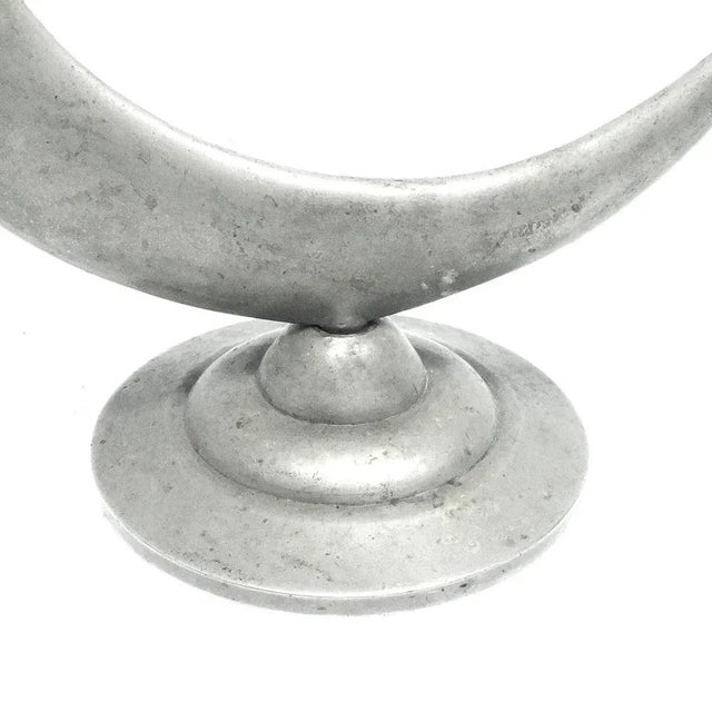 Art Deco Clock Stand with Thermometer, France, 1930s For Sale - Image 4 of 9