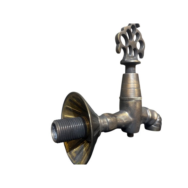 Solid Brass Wall Faucet For Sale In Los Angeles - Image 6 of 9