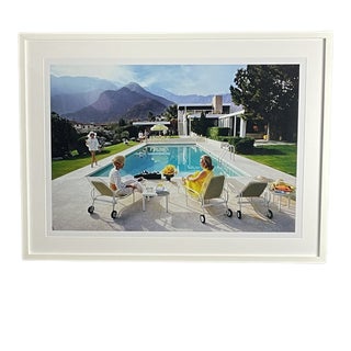 "Poolside Gossip" Slim Aarons Getty C-Print, Framed For Sale