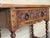 Wood Early 20th Century Large Spanish Nightstand or Low Console Table with Drawer For Sale - Image 7 of 18
