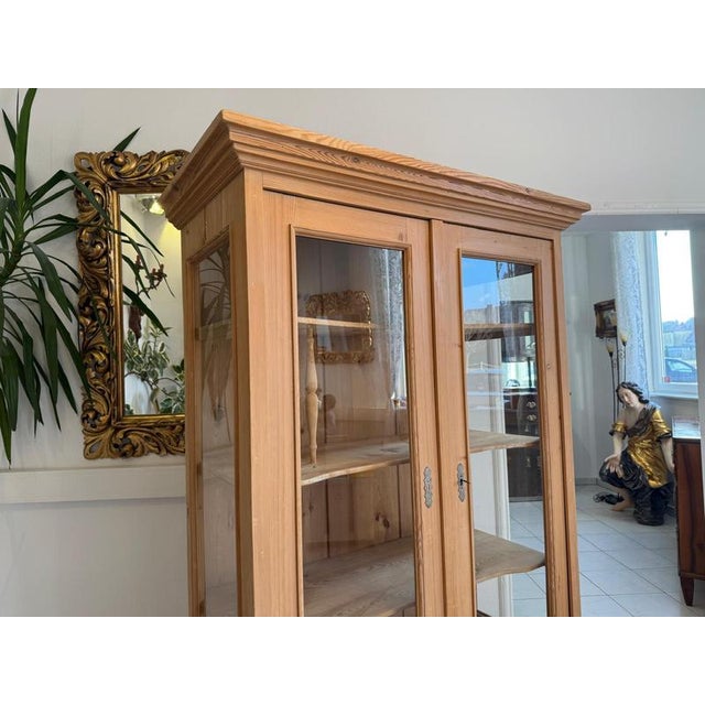 Art Nouveau Rustic Display Cabinet For Sale - Image 9 of 15