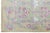 2020s Modern Art Nouveau Inspired Floral Wool Area Rug in Pastel Sage and Rose Pink For Sale - Image 5 of 11