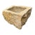 Vintage old sandstone trough from north India. Beautiful rustic aged textures and patina. Heavy piece approx. 110 lbs.
