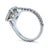 Silver Cartier Platinum Destinée Diamond Ring 2.31ct 5.43g, Size 5.5 For Sale - Image 8 of 18