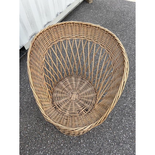 Wicker Living Room Set, 1970s, Set of 4 For Sale - Image 8 of 17