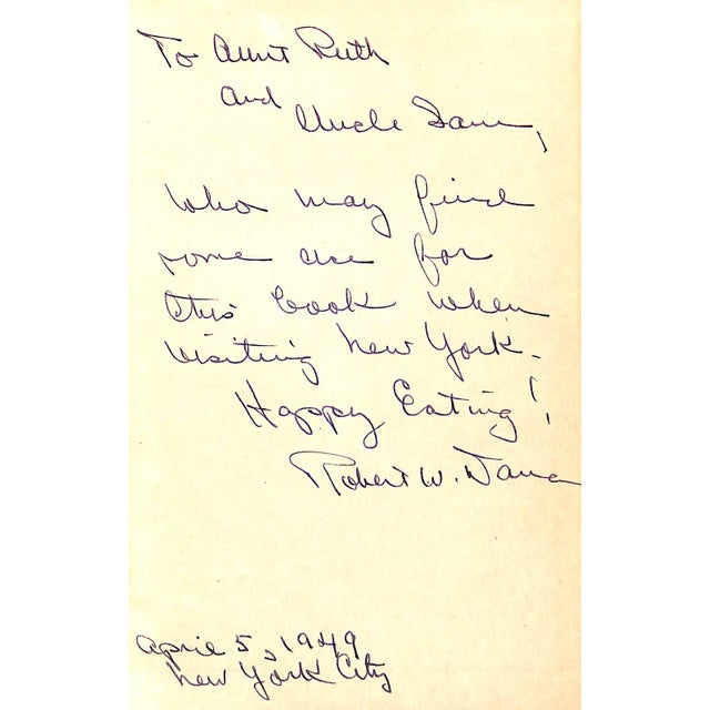 "Where to Eat in New York" 1948 Dana, Robert W. For Sale - Image 9 of 12