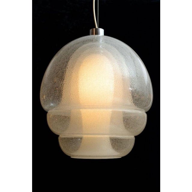 Pendant in Pulegoso Glass by Carlo Nason for Mazzega, 1960s For Sale - Image 6 of 8