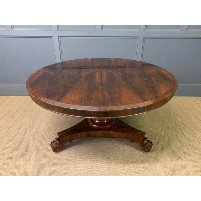 William IV Rosewood Table, 1835 For Sale - Image 4 of 16