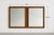 Mid-Century Modern Large Vintage Mid Century Modern Mirror | Walnut Rattan Mirror C. 1960's For Sale - Image 3 of 9