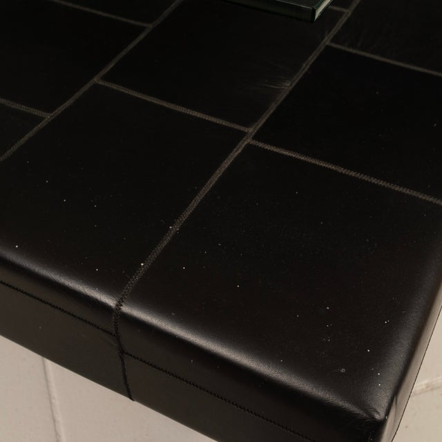 Coffee Table with Pecari Leather Base by Tito Agnoli for Caleido, 1970s For Sale - Image 18 of 18