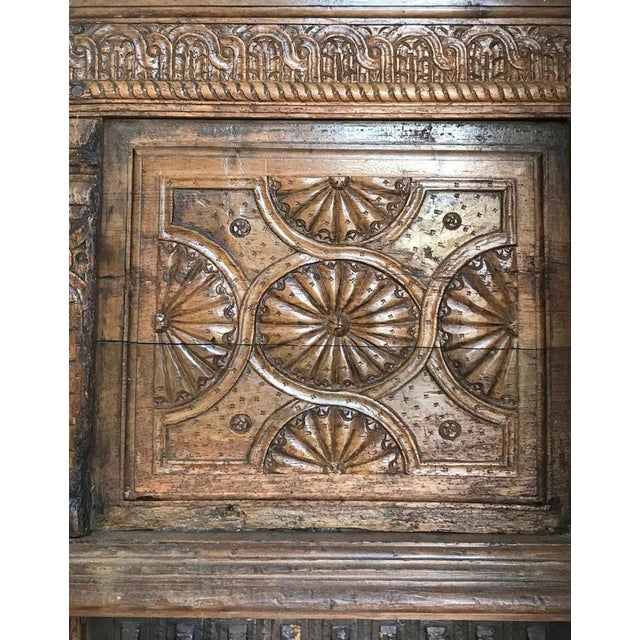 Renaissance Wooden Chest Carved with Vegetal Patter For Sale - Image 12 of 16