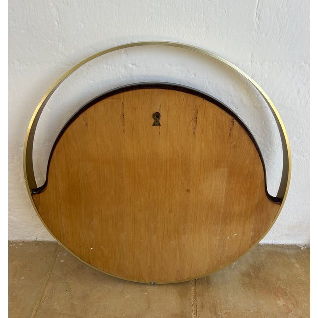 Italian Brass and Smoked Glass Mirror, 1970s For Sale - Image 14 of 15
