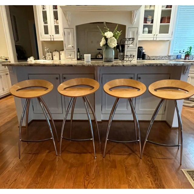 Counter Bar Stools Magis Lyra Italy Vintage For Sale - Image 12 of 12