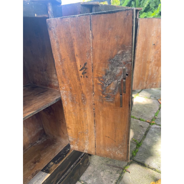 Antique Chinese Lacquered Cabinets – Possibly 18th/19th Century For Sale - Image 12 of 14