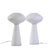 Lisa Johansson-Pape Mid Century Finnish Hand Blown Glass Lamps - Pair Each lamp measures: 10 wide x 10 deep x 17 inches...