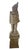 This charming vintage garden sculpture depicts a classic Pierrot (or Harlequin jester) standing gracefully atop a square...