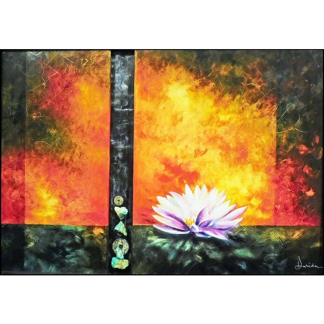 "Rejuvenation" framed Original Oil on Canvas by Alexandru Darida Hand Signed by the Artist custom framed Art Condition:...