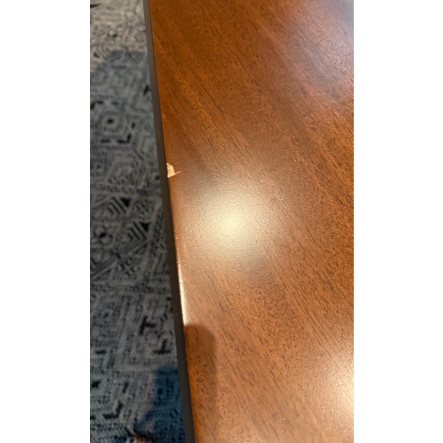 Chestnut Boomerang Desk by Osvaldo Borsani For Sale - Image 8 of 8