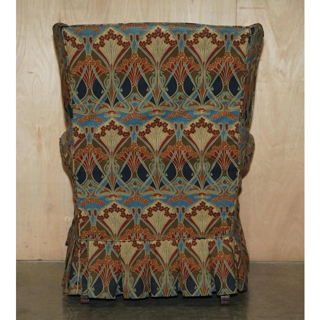 Vintage English Oak Armchair from Liberty's London, 1930s For Sale - Image 17 of 18