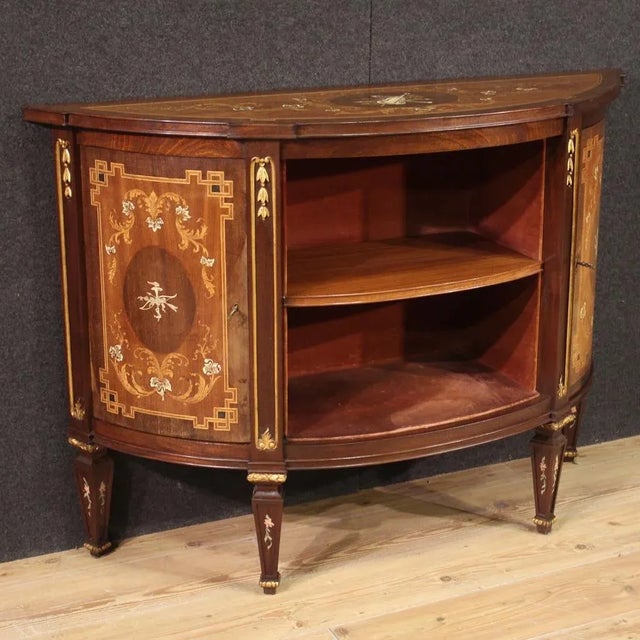 Louis XVI Inlaid Sideboard, 1950s For Sale - Image 13 of 13