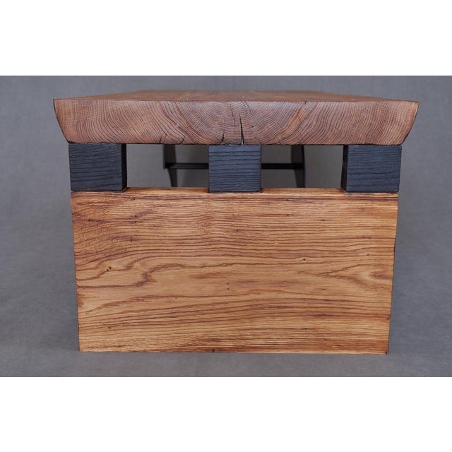 Massive Oak Coffee Table by Logniture For Sale - Image 6 of 18