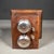 Wood 19th C. San Francisco "Pac Tel" Telephone Extension Ringer Box c.1890 For Sale - Image 7 of 9