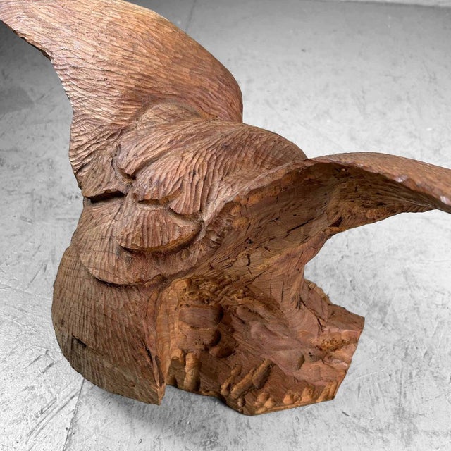 Decorative Eagle Wood Carving, Japan, 1970s For Sale - Image 10 of 14