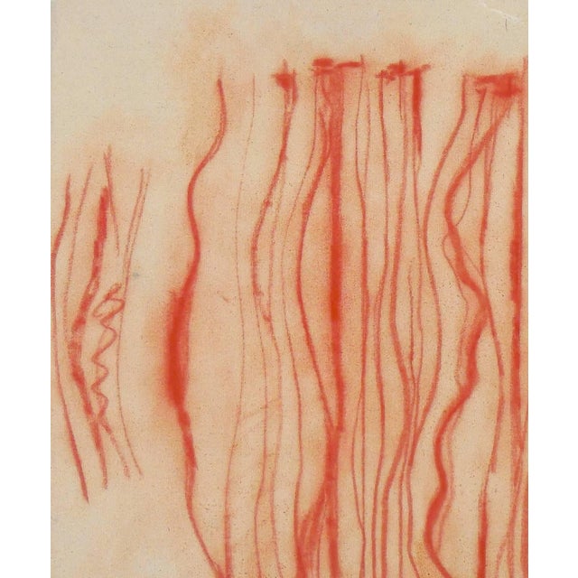 Sanguine Drawing on Canvas Adja Yunkers b. 1900, Riga, Russia; d. 1983, New York Adja Yunkers was born Adolf Junkers on...