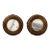 Pair of Marble-Inset Rosewood Stands | Chinese | 20th Century | Provenance: David H. Murdock Collection For Sale