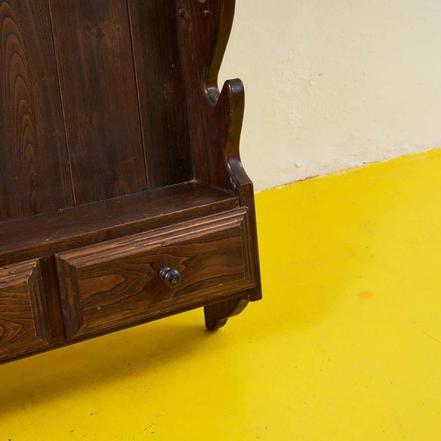 Vintage Wood Rifle Shelf For Sale - Image 3 of 7