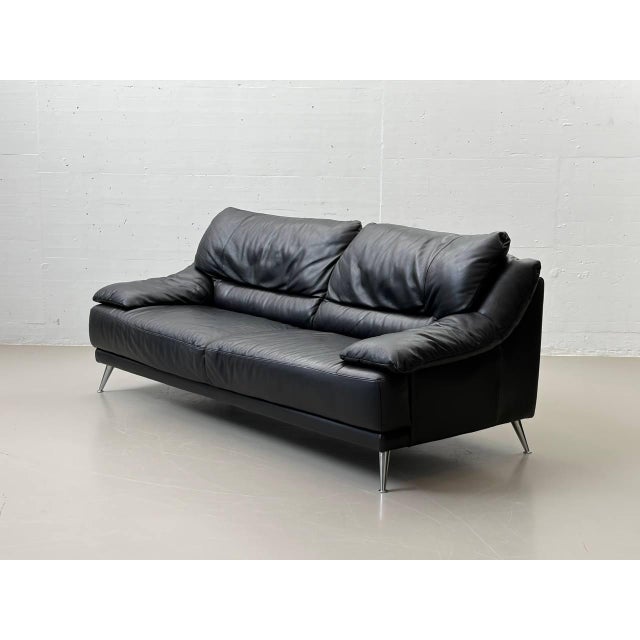 Bauhaus 3-Seater Sofa from Natuzzi, Italy, 1990s For Sale - Image 3 of 16