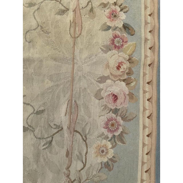 Beige Large Antique French Aubusson Rug, 1890s For Sale - Image 8 of 18