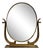 Mid-Century Italian Brass Vanity or Dressing Table Mirror, 1950s For Sale