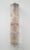 Italian wall light or flush mount with clear Murano glass hand blown into cylinder shaped diffusers with textured patterns...