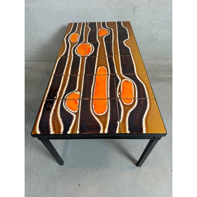 Vintage Coffee Table in Ceramic, 1960s For Sale - Image 4 of 8