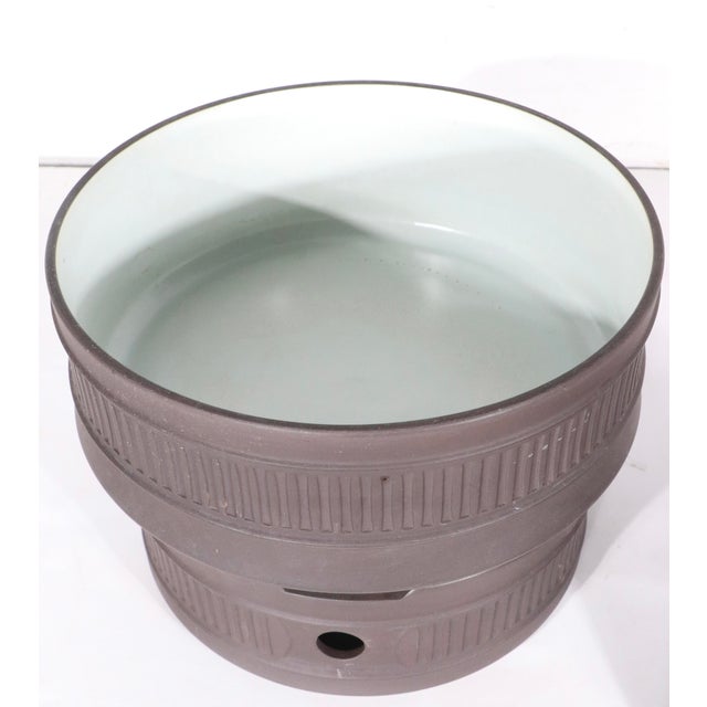 Dansk Mid 20th Century Dansk Flamestone Jens Quistgaard 2 Qt. Bee Hive Covered Casserole 3 Pc. Set For Sale - Image 4 of 9