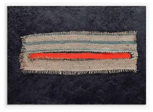 Giorgio Lo Fermo, Homage to Burri, Original Oil on Canvas, 2022