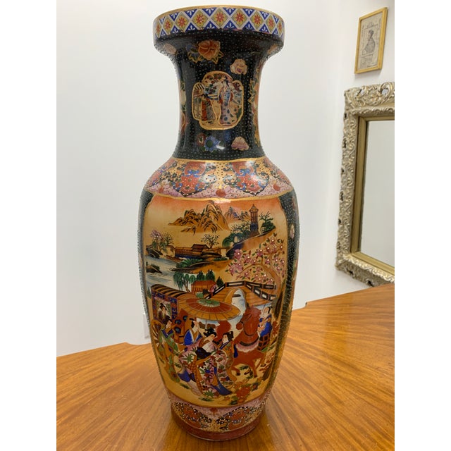 Vintage Royal Satsuma Geisha Floor Vase Chairish