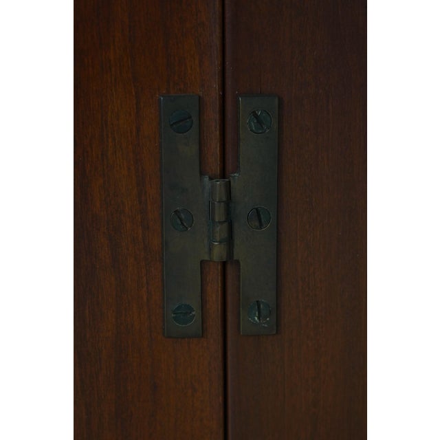 Antique American Cherry Country Chippendale Corner Cabinet For Sale - Image 9 of 17