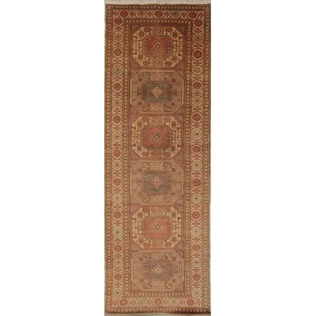 1970s Old Turkish Kaisari Runner Rug 3’1″ X 9’6″ For Sale - Image 11 of 12